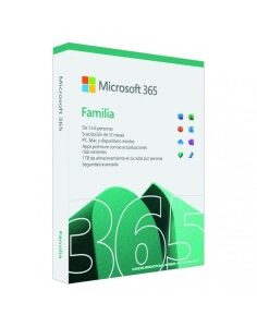 OFFICE 365 FAMILIA 32/64 BIT 6 USERS  PC/MAC CAJA PN: 6GQ-01955 EAN: 196388208821