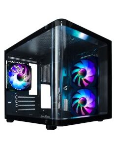 CAJA GAMING MATX GM100 COOLBOX ISION RGB NEGRA SIN FUENTE PN: COO-CHA-GM100-0 EAN: 8436556143106