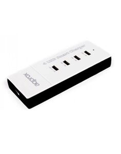 CARGADOR 4 PTOS APPROX USB BLA NCO 2.1A PN: APPUSB4PW EAN: 8435099516835