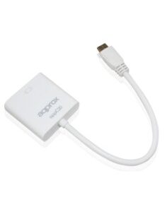 CONVERSOR MINI HDMI A VGA BLAN CO PN: MINI HDMI A VGA EAN: 1000000003959