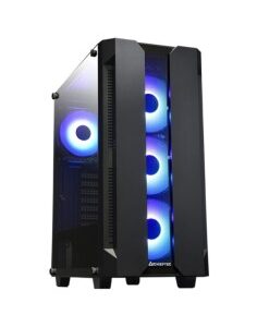 CAJA GAMING CHIEFTEC HUNTER GS -01B-OP RGB NEGRA CRISTAL TEMP PN: GS-01B-OP EAN: 0753263077226