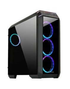 CAJA GAMING CHIEFTEC STALLION  II RGB NEGRO CRISTAL TEMPLADO PN: GP-02B-UC-OP EAN: 0753263078261