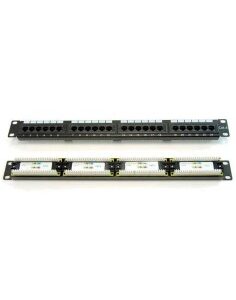 PATCH PANEL 24 PTOS UTP CAT.6  PAT-06024-ST PN: PAT-06024-ST EAN: 8436539913894