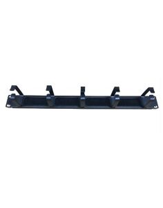 GUIAS RACK 19 1U CON CEPILLO  CON ANILLAS METALICAS PN: RAC-00017-ST EAN: 1000000000813   "