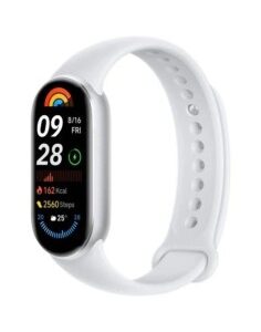 PULSERA XIAOMI SMART BAND 9    PLATA WATER RESISTANT