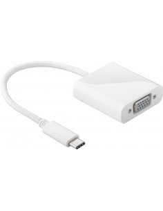 CONVERSOR VGA/H A USB C/M BLAN CO 15CM