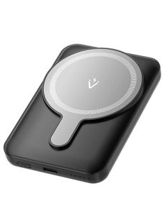 POWERBANK  5000 MAH VENTION    20W WIRELESS NEGRO