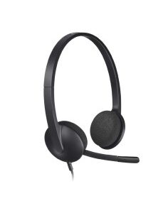 AURI + MIC USB   1.8M LOGITECH H340 CASCOS NEGRO
