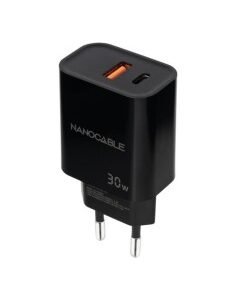 CARGADOR  5V ENCHUFE 2 X USB   TYPE C, USB A