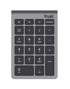 TECLADO WIRE NUMERICO TRUST    XALAS PLATA