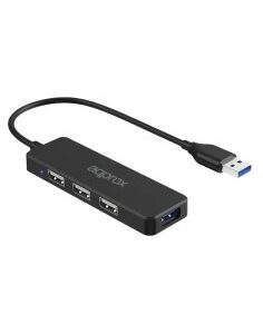 HUB 4 PTOS 3X USB2.0 1 X USB3  TIPO A A TIPO A APPROX