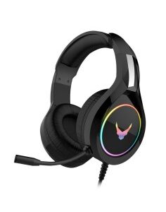 AURI + MIC 3.5MM PLATINET      GAMING RGB CASCOS NEGRO