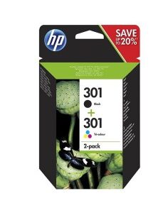 CARTUCHO HP N9J72AE N301 PACK  NEGRO + TRICOLOR