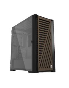 CAJA SEMITORRE ATX PHOENIX ART ISAN NOBLE NEGRA FRONT. MADERA