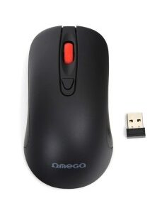 RATON WIRELESS OMEGA 1600DPI   NEGRO
