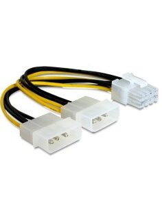 CABLE ADAPTADOR MOLEX A 8 PINS  PARA VGA's