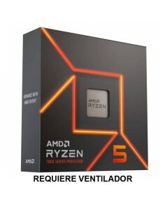 CPU AMD RYZEN 5 S-AM5   7600X  BOX SIN VENTILADOR