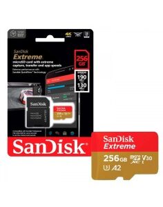 MEMORIA DG 256GB SANDISK MSD   EXTREME CON ADAPTADOR SD