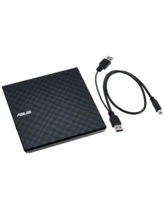 RW DVD EXTERNA ASUS SLIM SDRW- 08D2S-U NEGRA