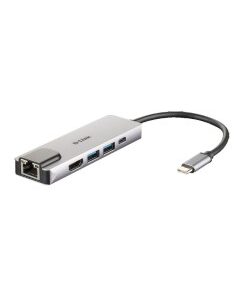 MINI DOCK USB TYPE C DLINK     USB 3.0, LAN, HDMI, TYPE C