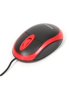 RATON USB OMEGA 1200 DPI ROJO/ NEGRO 0M06VR