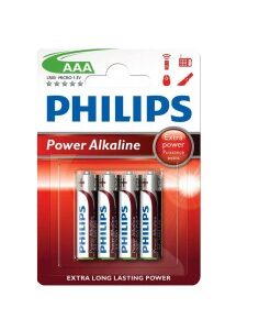 PILAS AAA  4 UNDS PHILIPS BLIS TER ALCALINA