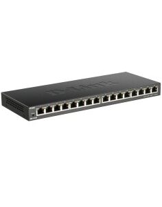 SWITCH GIGA 16PTOS DLINK DGS-1 016S BAJO PERFIL NO GESTION