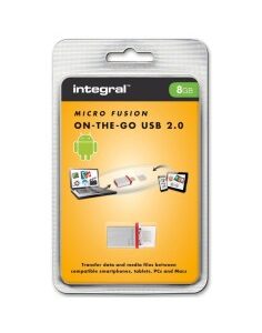CONVERSOR USB A MINI USB OTG   INTEGRAL