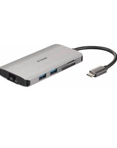 MINI DOCK + HUB 8 EN 1 USB-C   HDMI/HUB/USB 3.0 DLINK DUB-M81
