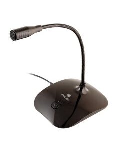 MICROFONO NGS MS115 JACK 3.5MM SOBREMESA NEGRO