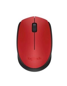 RATON WIRELESS LOGITECH M171   ROJO NEGRO
