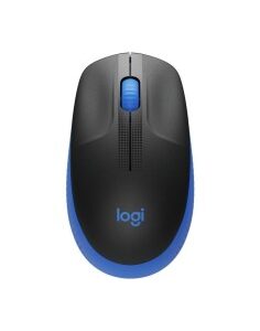 RATON WIRELESS LOGITECH M190   NEGRO Y AZUL