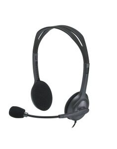 AURI + MIC 3.5MM 1.8M LOGITECH H111 NEGRO