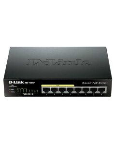 SWITCH GIGA  8PTOS DLINK       DGS-1008P 4 STD + 4 PTOS POE