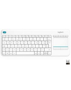 TECLADO CORDL. LOGITECH K400+   PLUS BLANCO