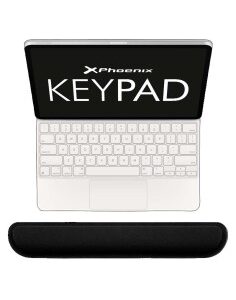 ALFOMBRILLA KEYPAD PHOENIX     REPOSAMUÑECAS NEGRO GEL