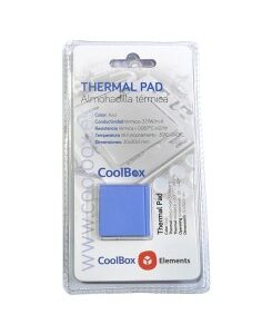 ALMOHADILLA TERMICA CPU KIT 4  PADS  AZUL COOLBOX