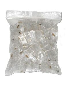 CONECTOR RJ45 MACHO BOLSA 100  CAT 6