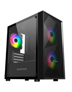 CAJA GAMING MIR B200 NEGRA     USB 3.0 ARGB SIN FUENTE