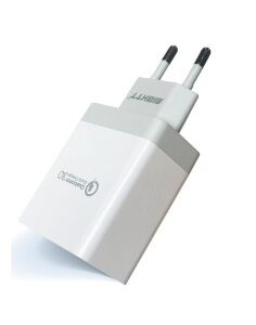 CARGADOR  5V ENCHUFE EIGHTT    2X USB  BLANCO