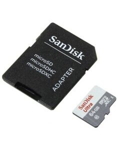 MEMORIA DG  64GB SANDISK MSD   ULTRA UHS-I CON ADAPTADOR SD