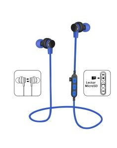 AURI + MIC BT + LECTOR TARJET  A PLATINET IN EAR AZUL