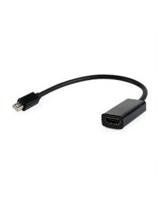CONVERSOR HDMI HEMBRA A MINI   DISPLAY MACHO 15CM NEGRO
